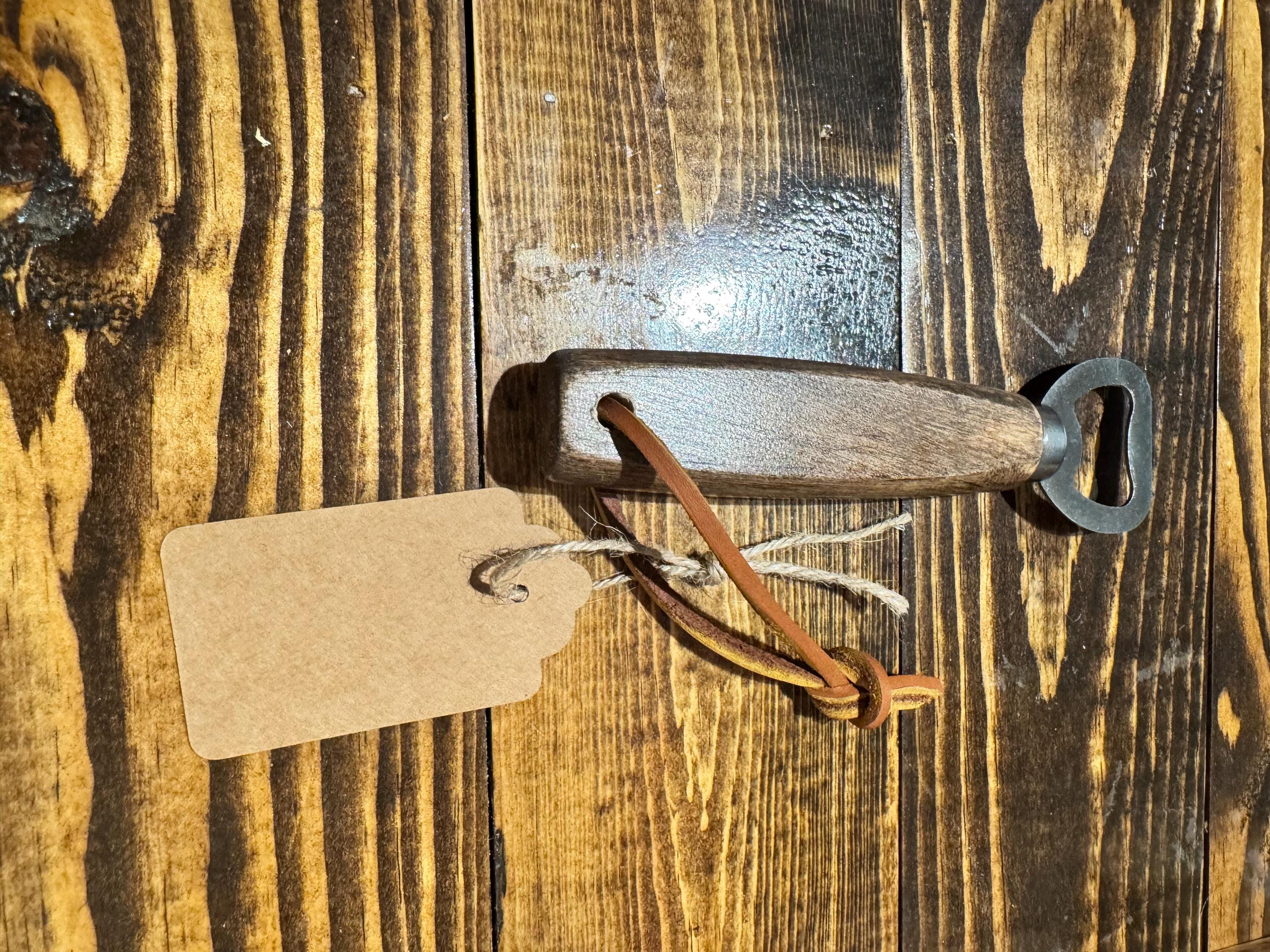 Handcrafted Wooden Bottle Opener – Rustic & Reliable