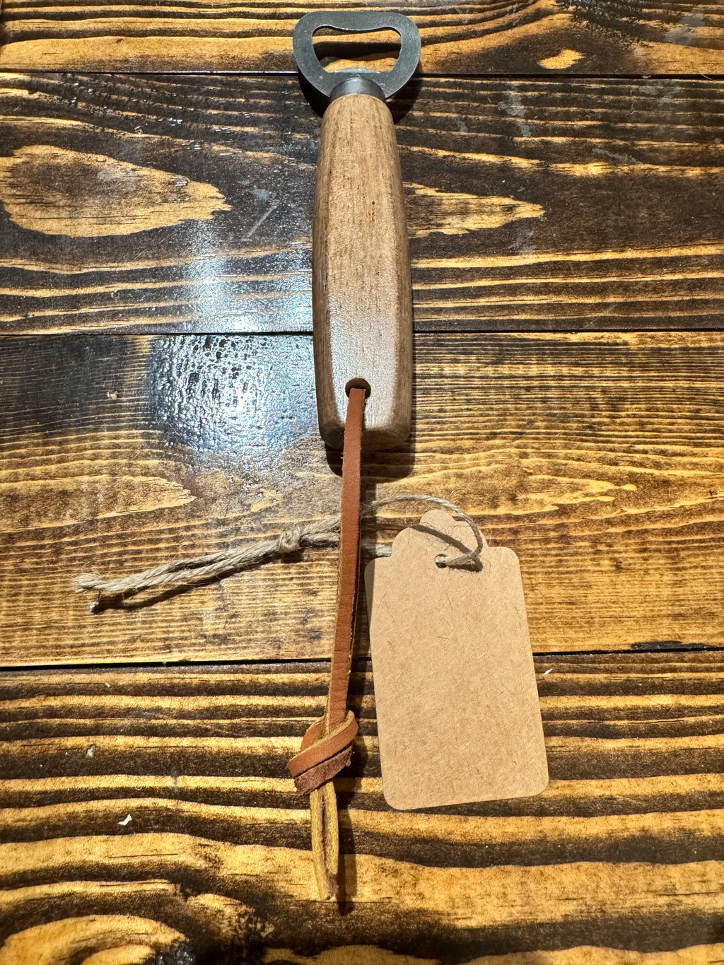 Handcrafted Wooden Bottle Opener – Rustic & Reliable