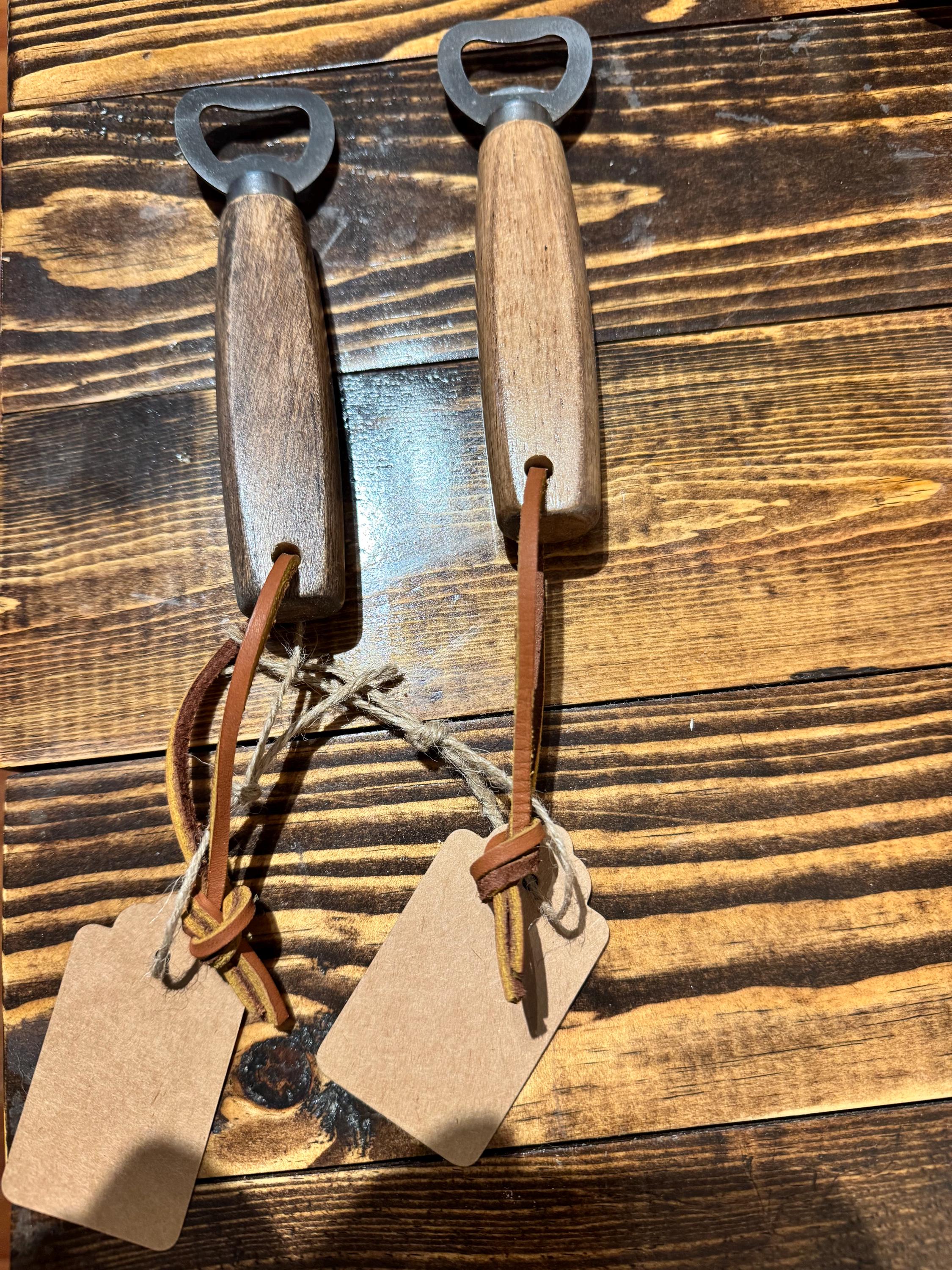 Handcrafted Wooden Bottle Opener – Rustic & Reliable
